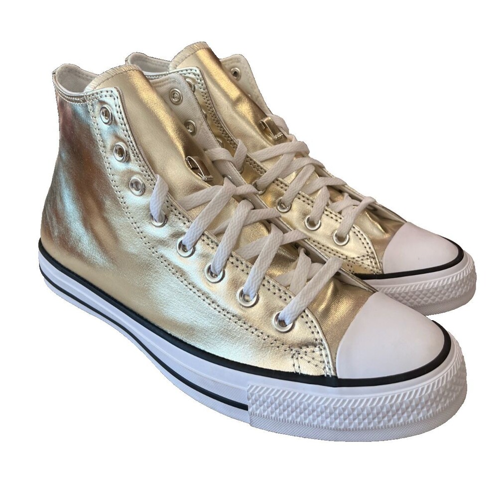 Converse All-Star NEW Size 10 Chuck Taylor Metallic Herbal Hi-Top Sneakers Mens